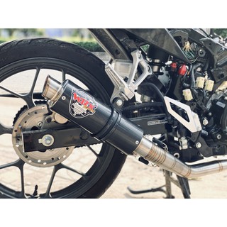 Pô WRX GP K1 tròn - Carbon (mỏ xéo)