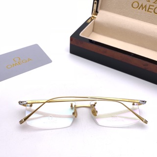 Kính OMEGA TITANIUM Mạ vàng 18K Cao cấp
