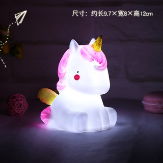 Đèn trang trí bánh kem Unicorn