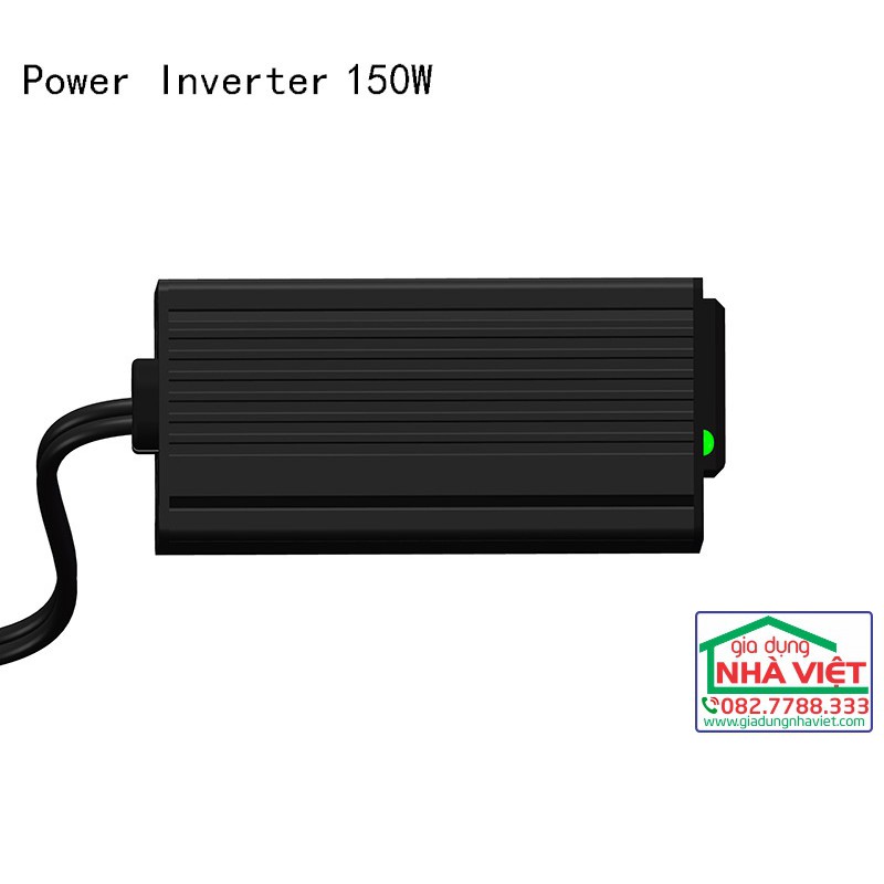 Tẩu kích điện ô tô AC 220V 150W USB Power Inverter dùng được cho máy tính xách tay