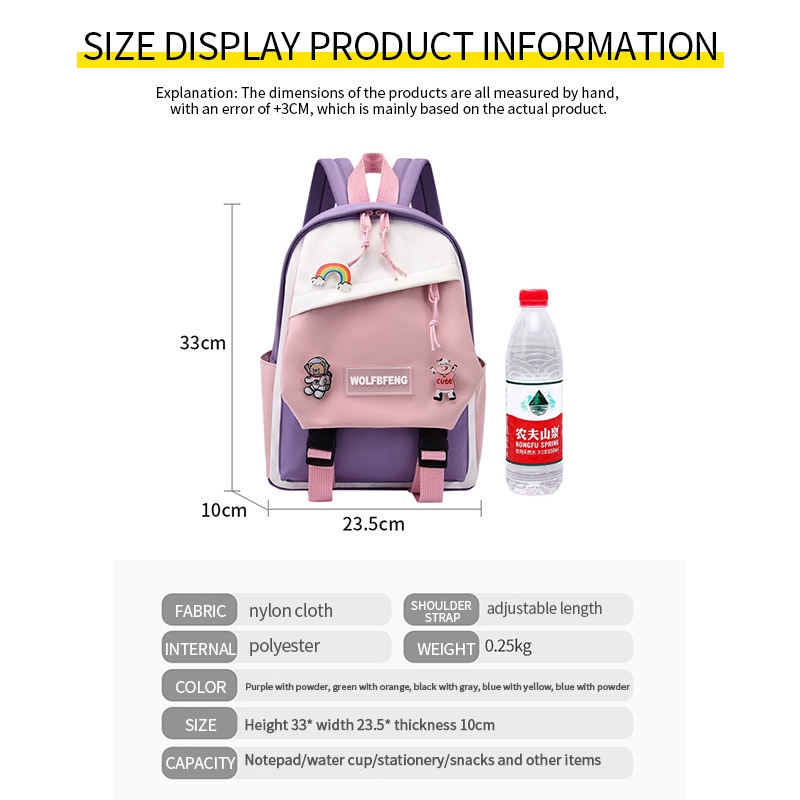 Ba Lô Đi Học Kiểu Dáng Dễ Thương Xinh Xắn Dành Cho Bé Trai Và Bé Gái