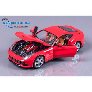 XE MÔ HÌNH FERRARI F12 BERLINETTA 1:24 BBURAGO (Đỏ)