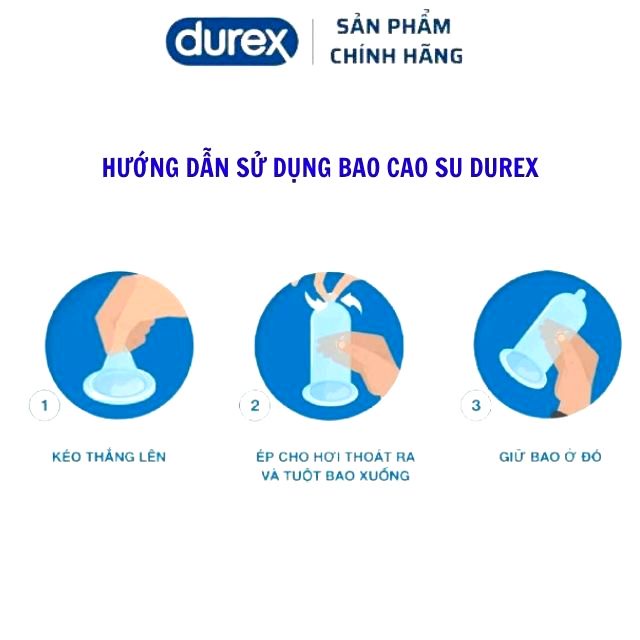 [Siêu Mỏng] Bao Cao Su Durex Invisible An Toàn Tăng Khoái Cảm Hộp 10 bao -durex_officialstore