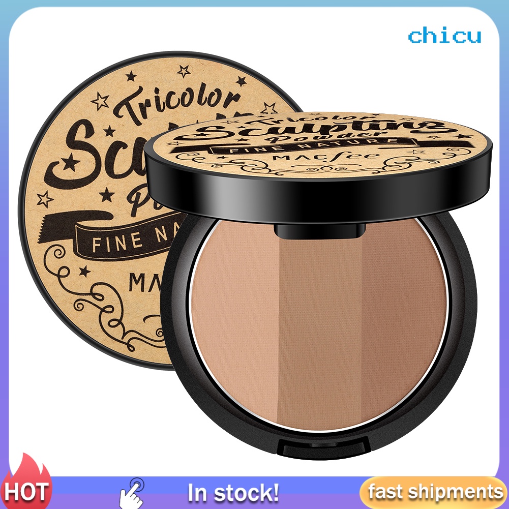 (Hàng Mới Về) Phấn Bắt Sáng Tạo Khối Trang Điểm Gương Mặt Mịn Màng