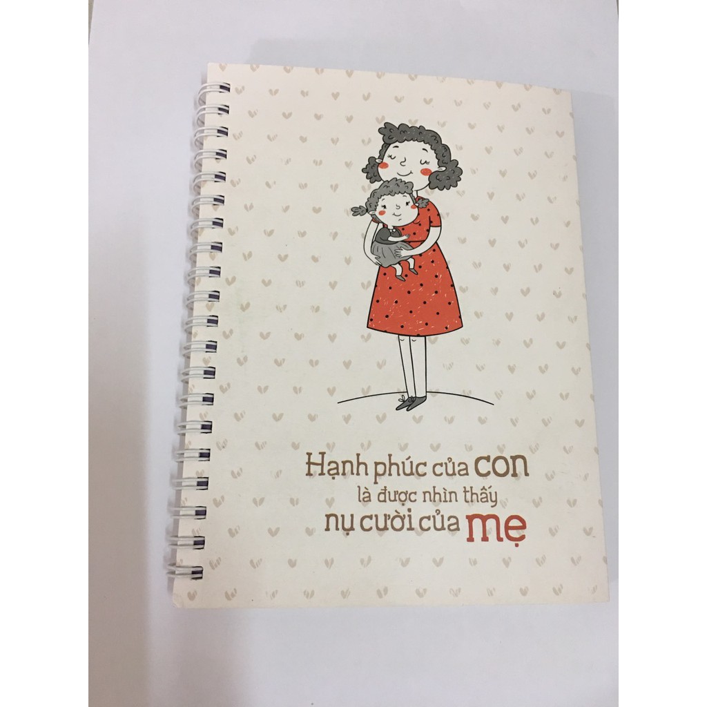 Sổ Tay MinhLongBook: Hạnh Phúc Của Con Là Được Nhìn Thấy Nụ Cười Của Mẹ (TB)