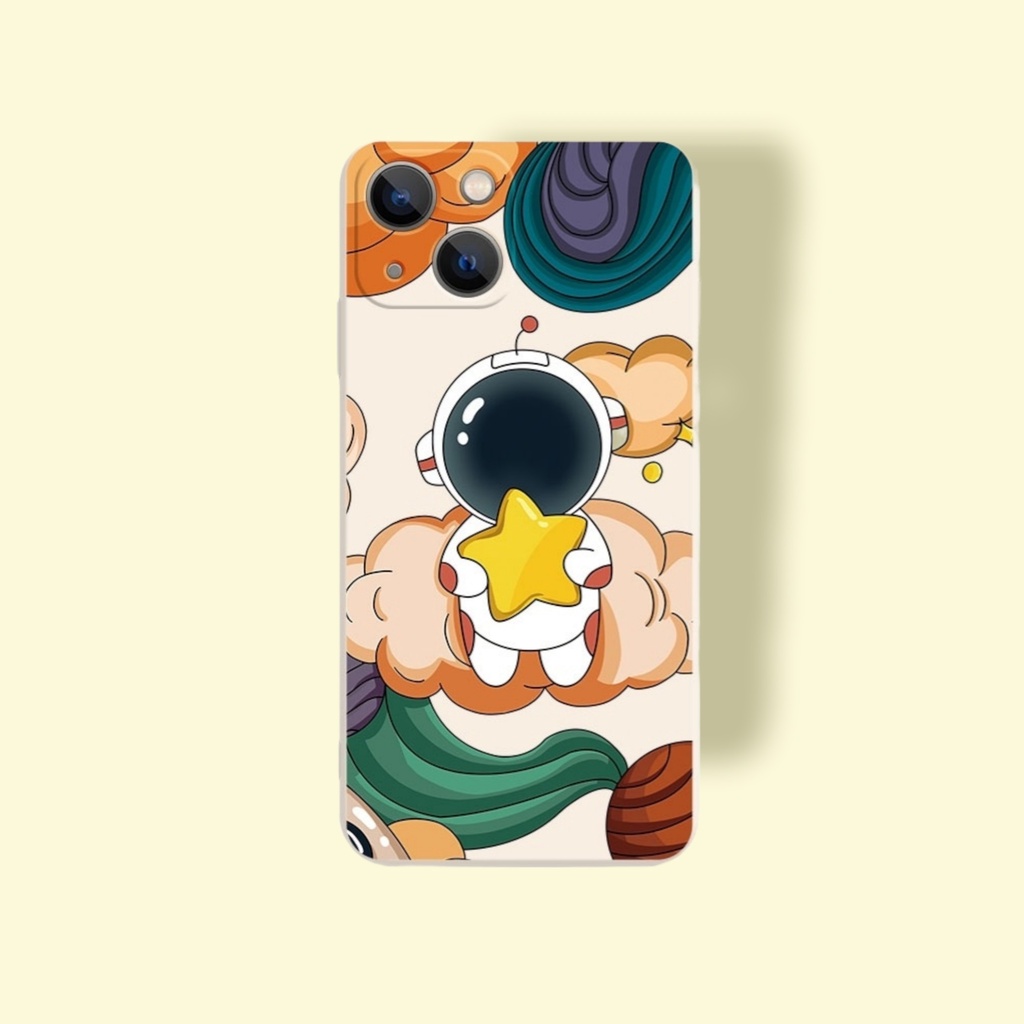 Ốp Vuông Phi hành gia Xiaomi Poco C40,Redmi Note 9,Note 9s,Note 9 Pro,Redmi Note 8,Note 8 Pro,Note 7,Note 5,Note 5 Pro