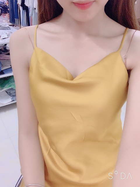 Váy lụa bóng 2S
