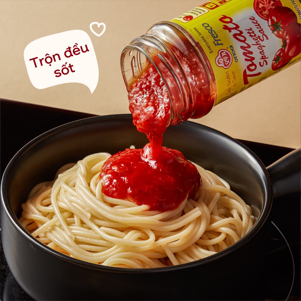 Xốt spaghetti cà chua (phô mai) Ottogi hũ 220g, 400g
