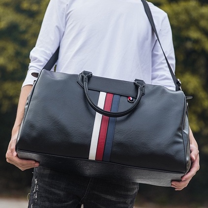 Túi xách du lịch nam nữ đa năng cỡ lớn RIKY thời trang xách tay chất liệu da pu cao cấp chống nước