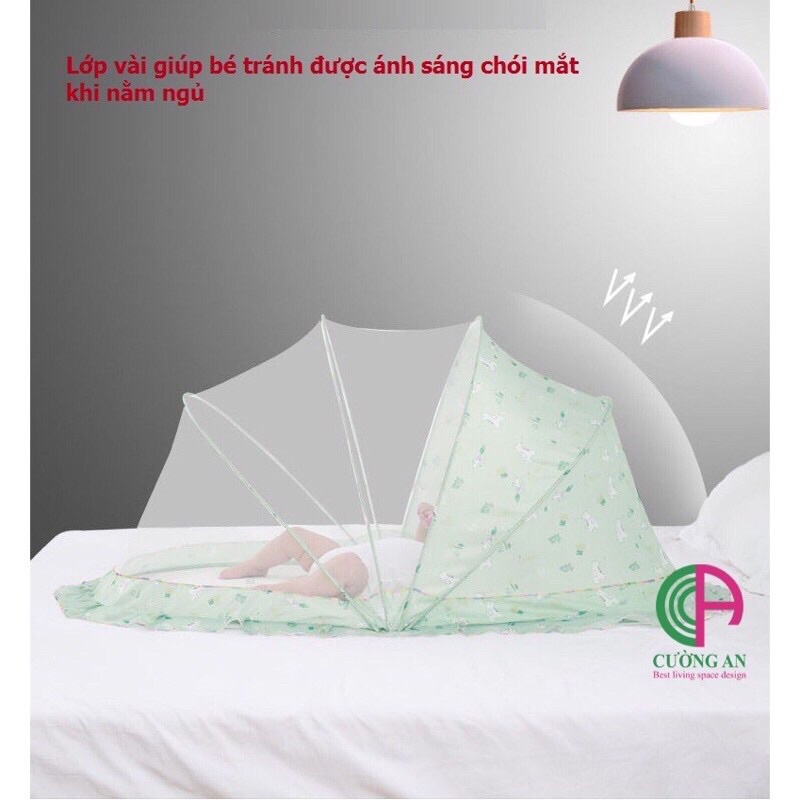 Màn chụp gấp gọn chống muỗi cho bé