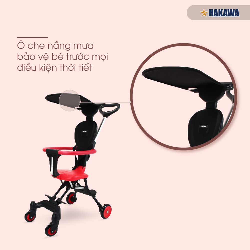 Xe đẩy gấp gọn em bé HAKAWA - HK-B07 - Sản phẩm chính hãng