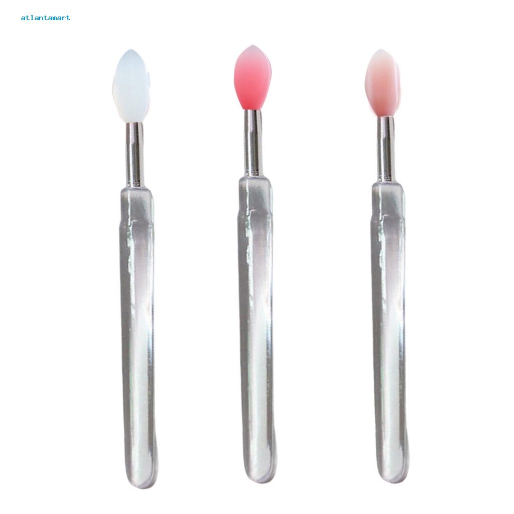Atl| Cọ Son Môi Mini Bằng Silicone Tiện Dụng Cho Nữ