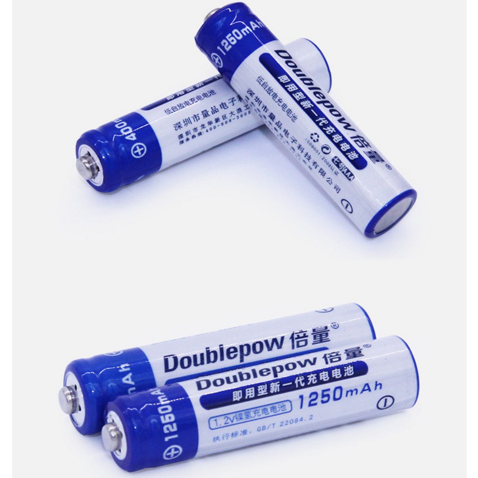pin sạc AAA 1250mAh Doublepow - ( 4 Viên )