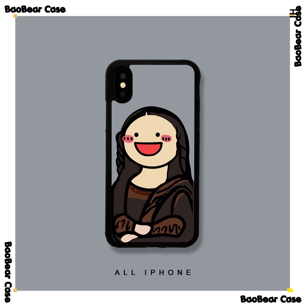 Ốp lưng Meme Nàng Monalisa iphone 6/6s plus, 7/8 plus, X/Xs,Xr, XsMax , 11, Xr, 11pro, 11ProMax, 12/12pro, 12ProMax...