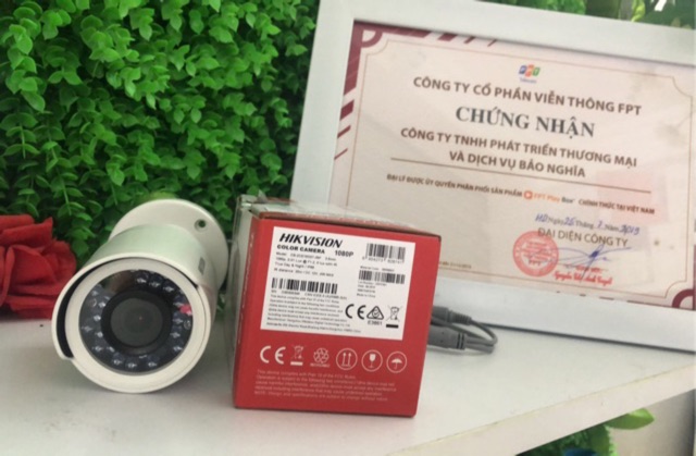 Camera hikvision DS-2CE 16D0T-IRP 2.0MP thân nhựa