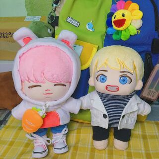 Có sẵn outfit doll 20cm, doll BTS