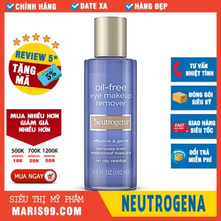 Nước Tẩy Trang NEUTROGENA Oil Free Eye Makeup Remover (162ml) _Xchoice