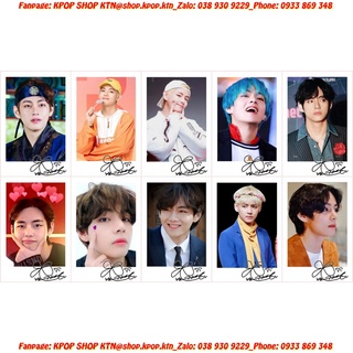CARD CHỮ KÍ V BTS