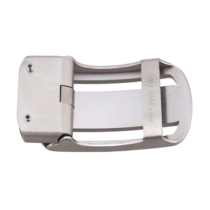 Dây Thắt Lưng Nam Da Bò Cao Cấp - Dây Nịt Nam SFDN017B -Mặt Khóa Inox 316 Nguyên Khối & Da Bò,BH 12 Tháng