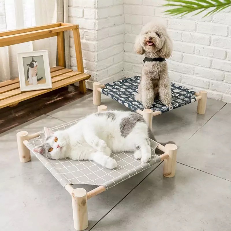 Giường cho chó. Võng cho mèo. Phong Cách Nhật Bản - Êm Ái - Thấm Hút Tốt