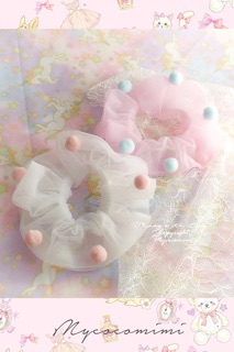 100 Hạt pompom - pom pom làm scrunchies