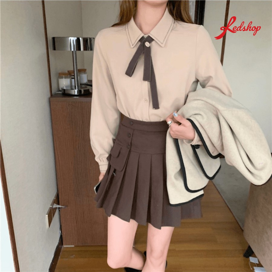 Chân váy xếp ly túi trước BREW28202 Redshop Official Store | BigBuy360 - bigbuy360.vn