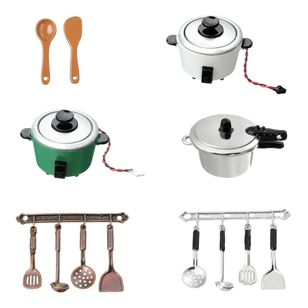 Bộ Muỗng Nĩa Mini 6 Kiểu Trang Trí Nhà Búp Bê