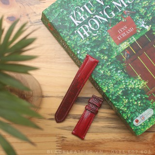 Dây da đồng hồ DA Kì Đà Pháp ( nhận làm theo yêu cầu )