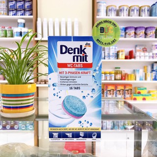 Viên thả bồn cầu vệ sinh diệt khuẩn Denkmit WC Tabs - 16 viên