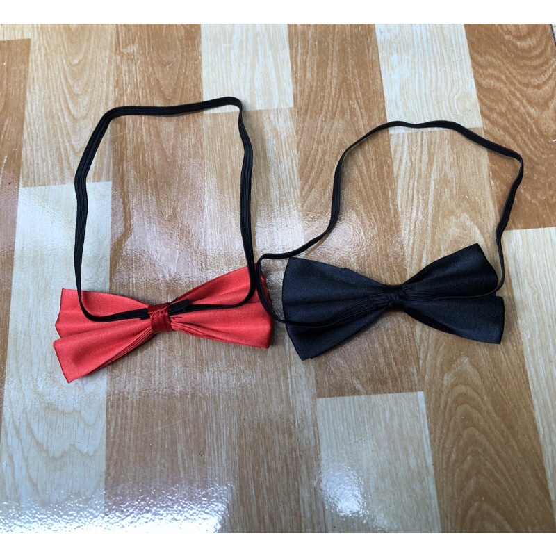 Nơ mang cổ áo sơ mi cho nam mang bưng quả 3 màu: xanh đỏ đen nơ áo sơ mi
