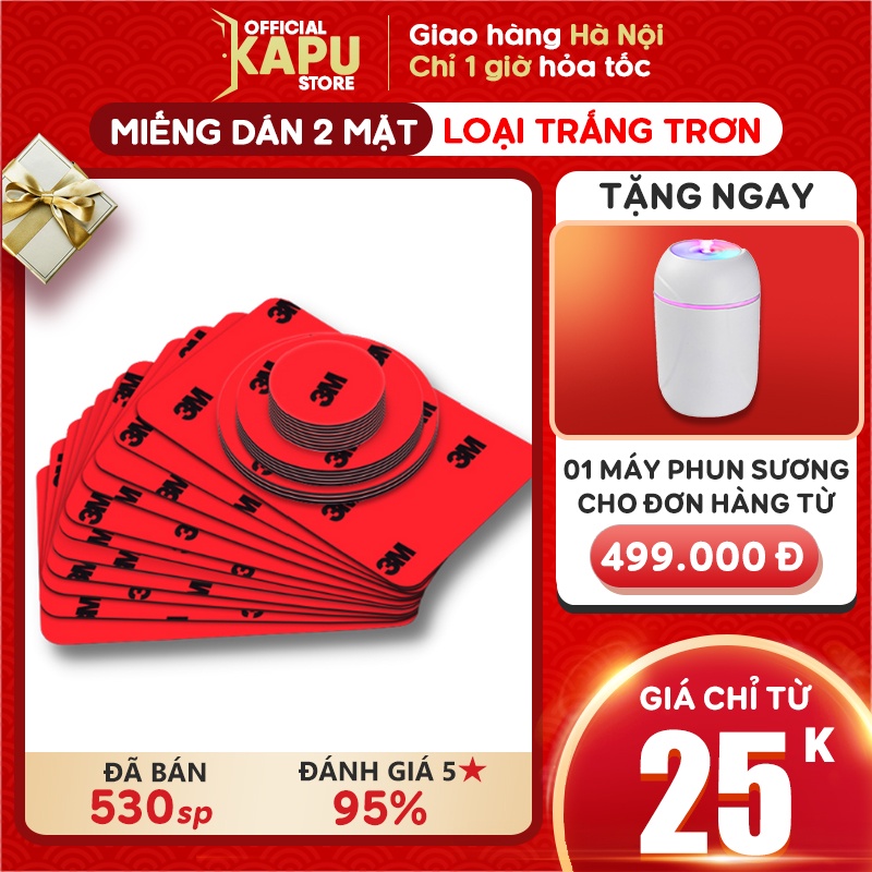 Miếng dán 2 mặt cực dính 10 cái - KAPU