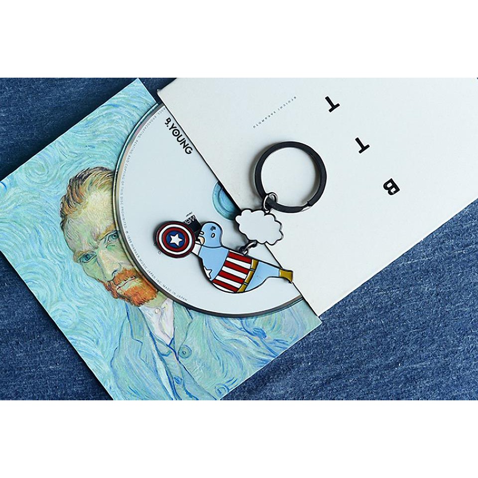 Móc khóa siêu anh hùng bụng bự