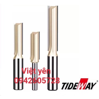 Mũi phay gỗ thẳng CNC, lấy nền mũi soi tideway cốt 6 ,35 và 12,7 lắp máy soi