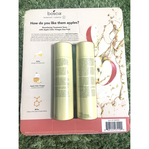 Toner Nước Hoa Hồng Giấm Táo Bócia mỗi chai 150ml của Mỹ