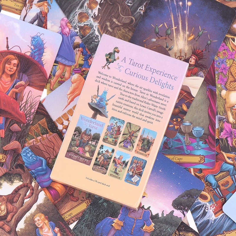 Tarot in Wonderland Tarot Cards Prophecy Divination Deck Party Board Card Game