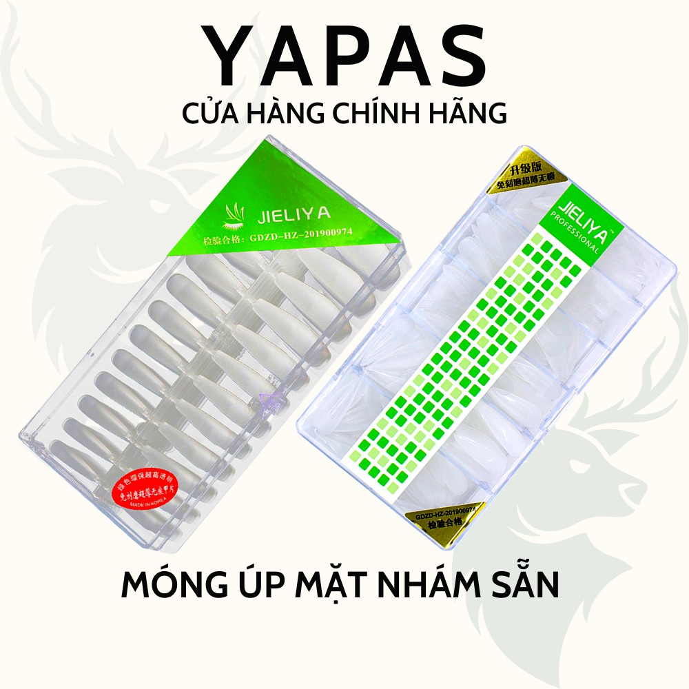Móng úp mặt nhám sẵn chính hãng Nail, móng nhám thương hiệu chuẩn form không cần dũa