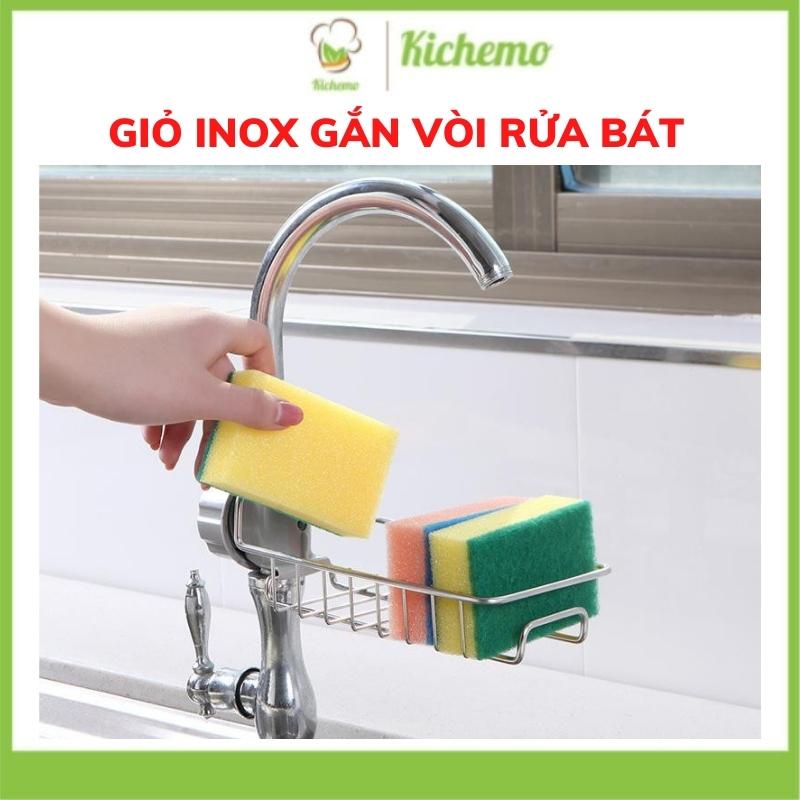 Giỏ inox gắn vòi rửa bát Giỏ đa năng không han gỉ