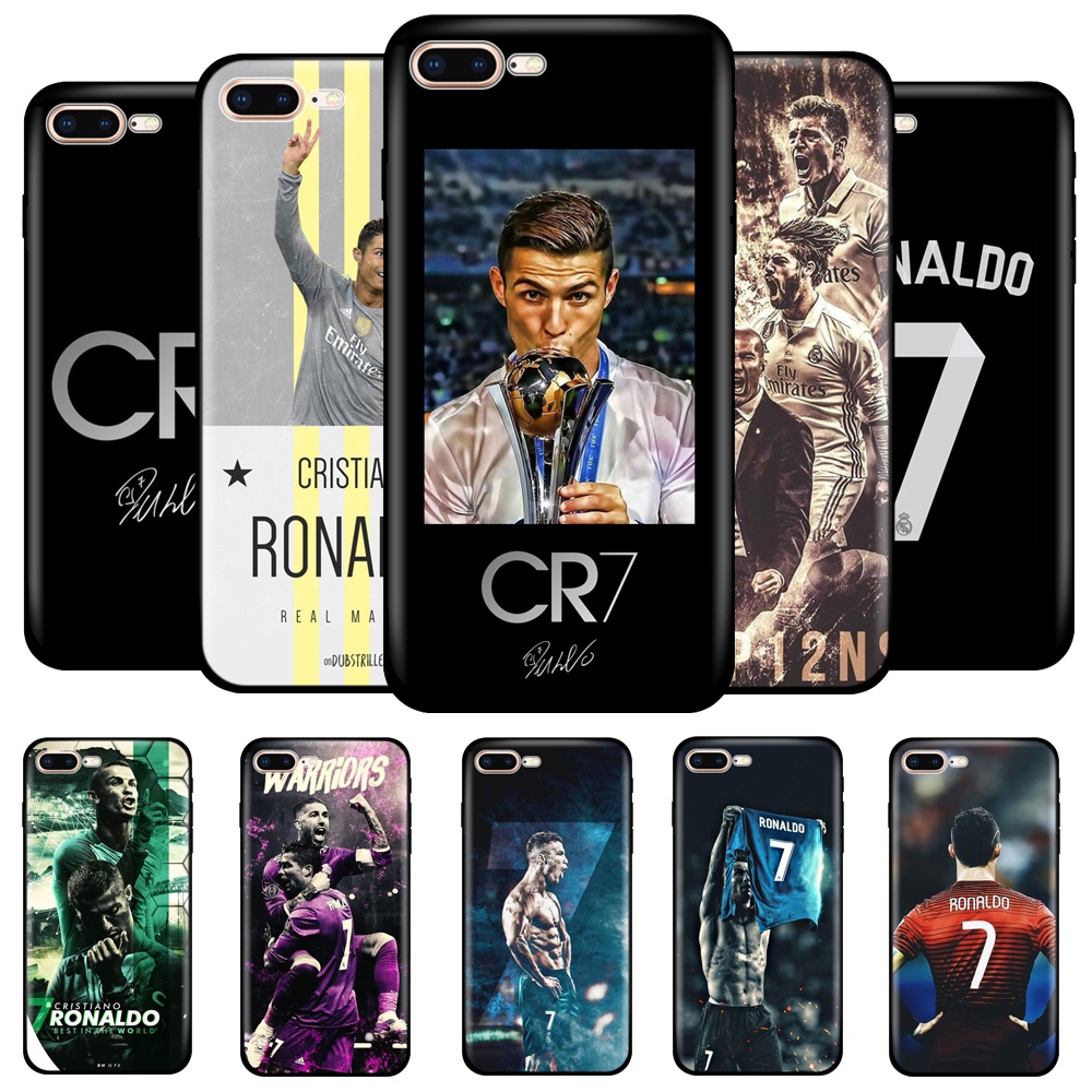 Ốp Điện Thoại Tpu Silicon Mềm Hình Cristiano Ronaldo Cho Apple Iphone 5s 5 S SE 2020 2016 6s 6 S 7 8 Plus