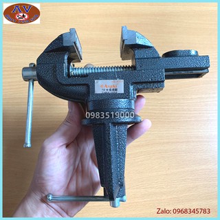 Ê tô kẹp bàn ASAKI  xoay 360 độ