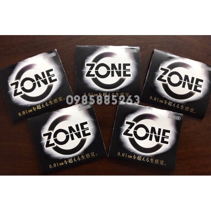 Bao cao su JEX ZONE siêu mỏng trơn 0,01mm- Hộp 1 Pcs - Ipek_Shop