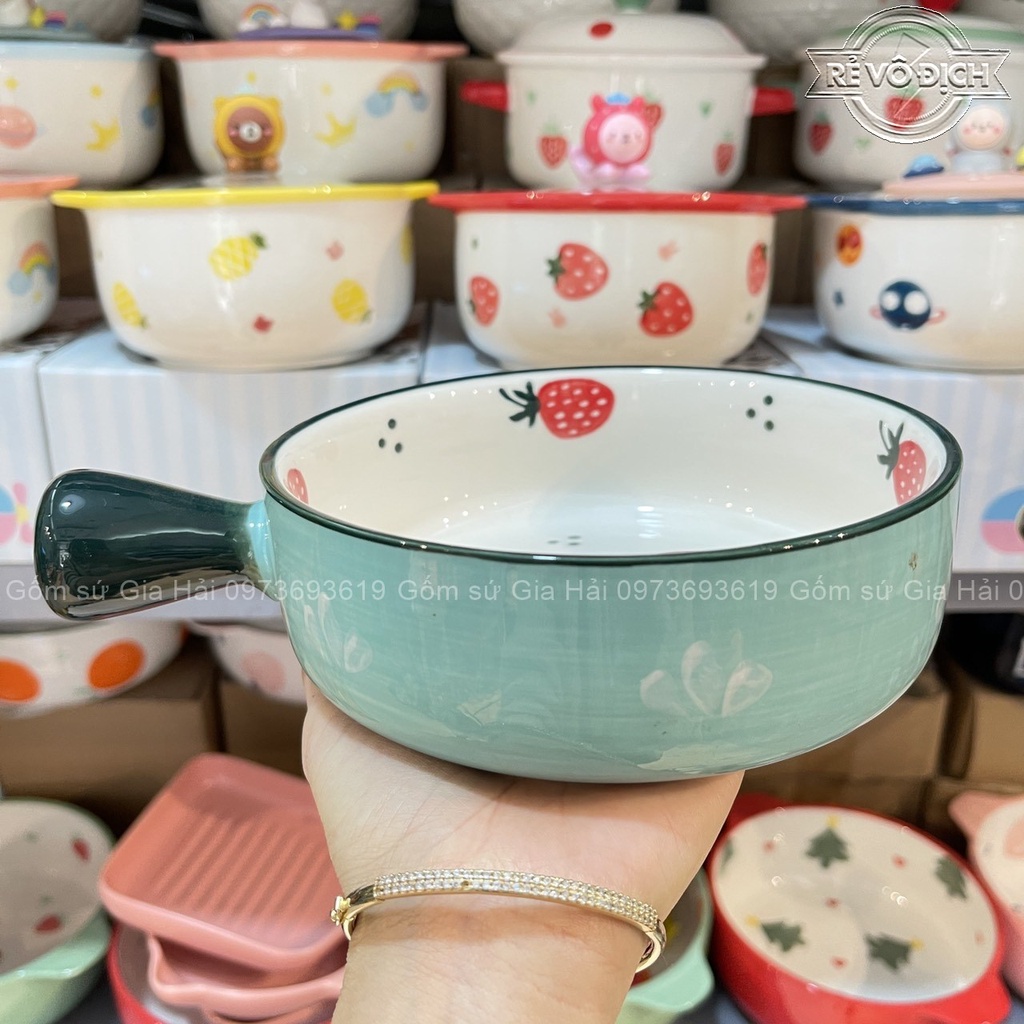 Bát đĩa gốm sứ decor trang trí đồ ăn sét voi xanh 16món cực kỳ đẹp