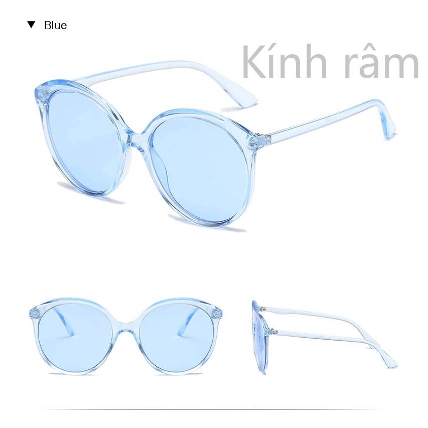 Kính mát tròn thiết kế vintage cho nữ