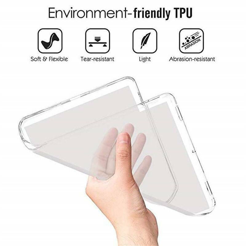 Ốp máy tính bảng TPU mềm trong suốt mặt nhám cho Samsung Galaxy Tab A 8.0" 2019 T290 T295