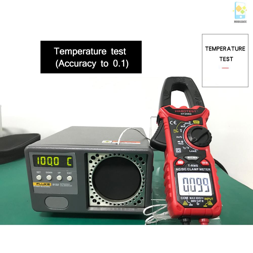 Đồng hồ vạn năng HABOTEST dạng kẹp đo điện áp AC/ DC kỹ thuật số chuyên dụng