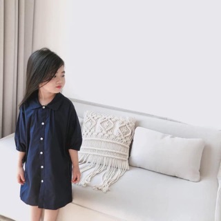 Đầm sơmi cánh dơi cho bé style hàn quốc