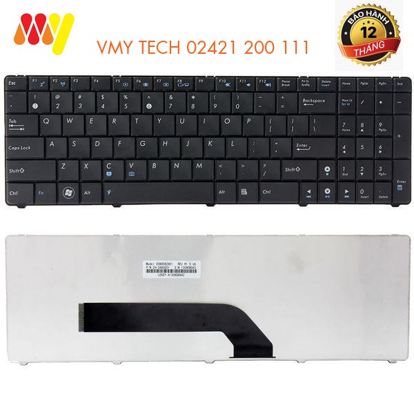 [Mã ELFLASH5 giảm 20K đơn 50K] Bàn Phím Laptop Asus K50 K60 K50AB K50 N50 G70 P50IJ X5DIJ X5DC K70 X66IC K61 CAO CẤP