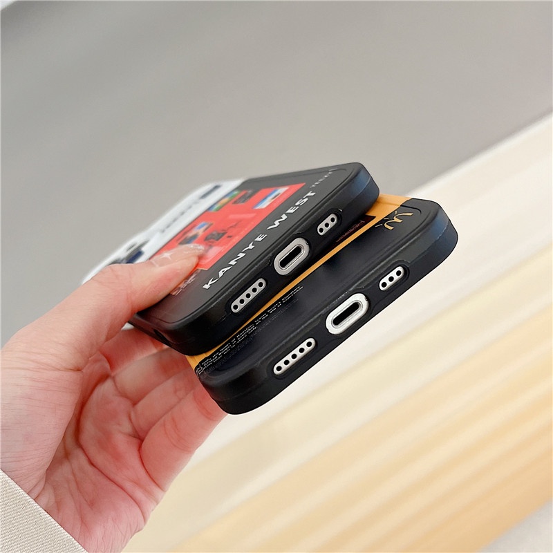 Ốp Điện Thoại IMD Mềm Họa Tiết Travis Scott Kanye West Hoạt Hình Dễ Thương Cho IPhone13 12 11 MAX X/XS XR XSMAX 7P/8P