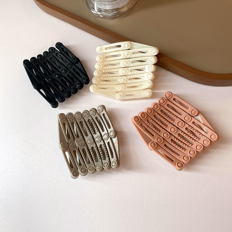 Cài tóc chống trượt có thể kéo dài và thu gọn lại phong cách hàn quốc cho nữ