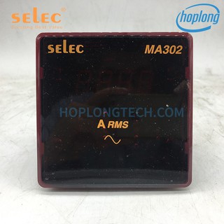 Ma302 96x96 đồng hồ đo dòng điện ac gián tiếp qua ct selec