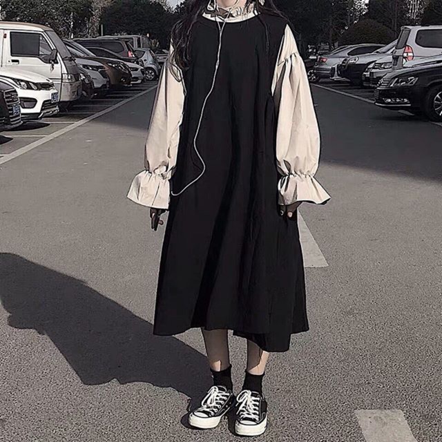 Váy Yếm + Sơ mi